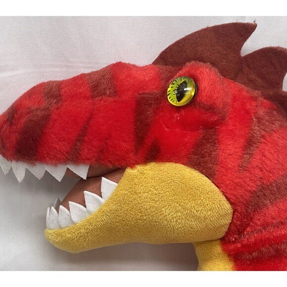 Build A Bear Red Dinosaur T Rex Velociraptor Raptor 19 Inch Plush Stuffed Animal - Picture 15 of 16